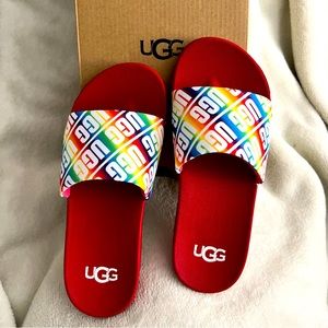 Ugg Beach Slide Red